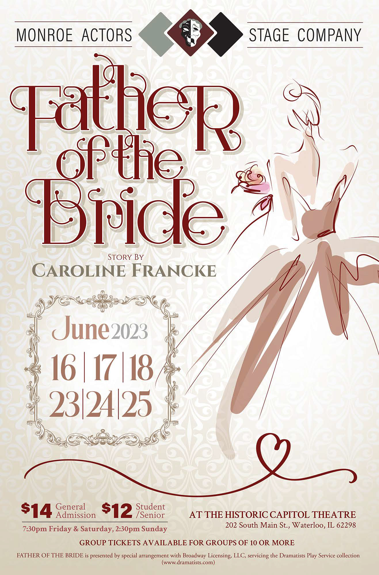 MASC's Production of Father of the Bride - June 2023
